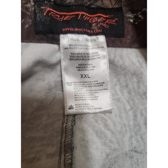 True Timber Camo Cargo Hunting Mens XXL HTC  Cotton Poly Soft No Scratch - Picture 5 of 7